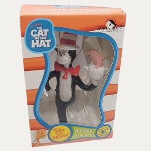 Dr Seuss The Cat In The Hat Movie Holiday Ornament Kurt‎ S. Adler 2003